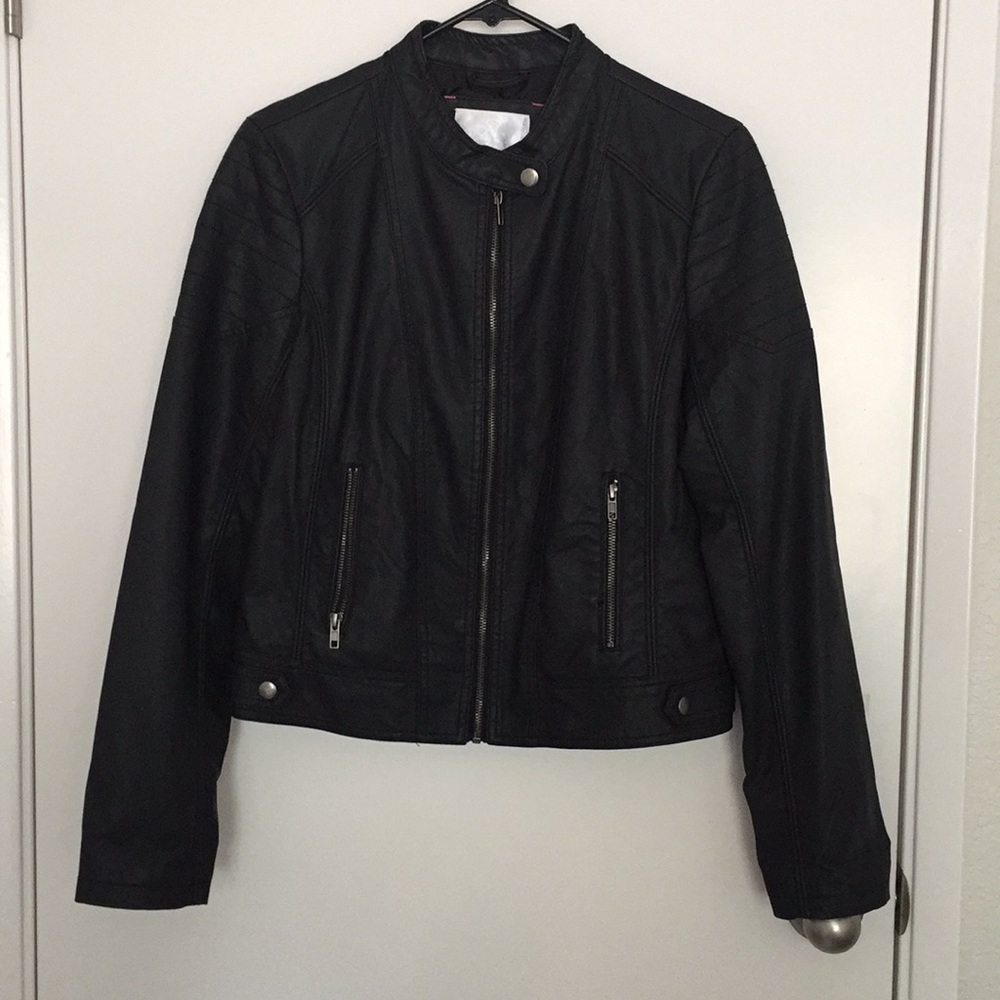Black Moro Jacket - Faux Leather